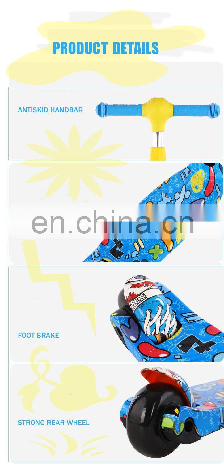 Hot selling swing car child scooter baby /baby scooter tricycle baby 3 in 1 (scooter kids kick scooter baby) /baby scooter