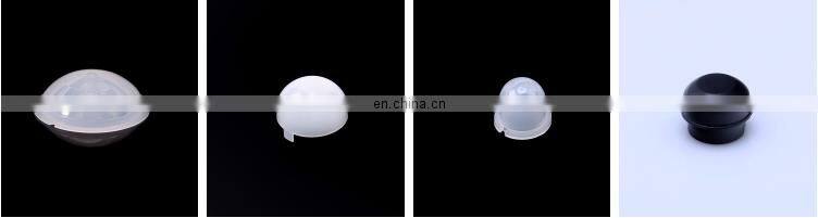 Custom Half Ball Embedded 360 Degree Fresnel Lens Non-transparent PIR Sensor Lens Cover