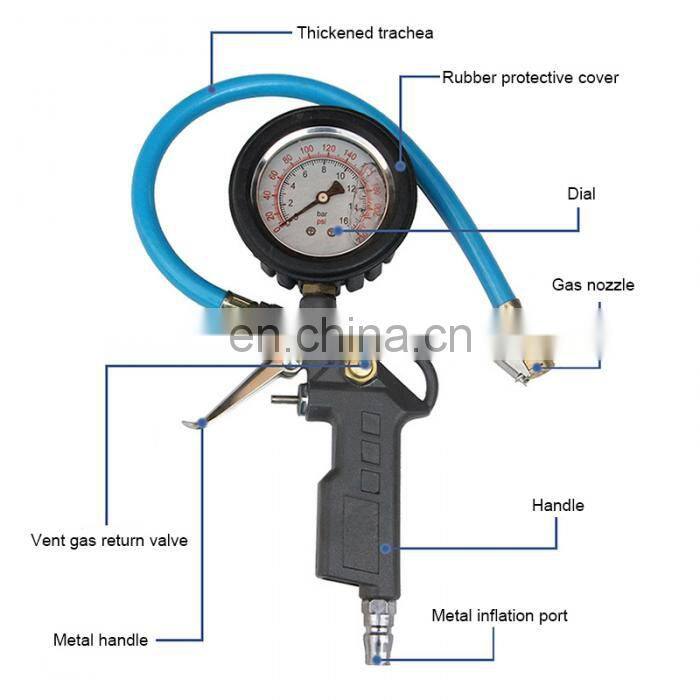 New Auto Car Bike Tyre Air Pressure Gauge