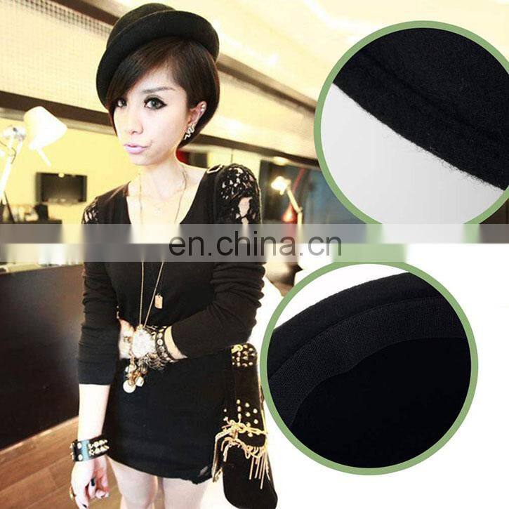 Vintage Women Men Woolen Roll Brim Bowler Hats Unisex Billycock Classic Mini Wholesale