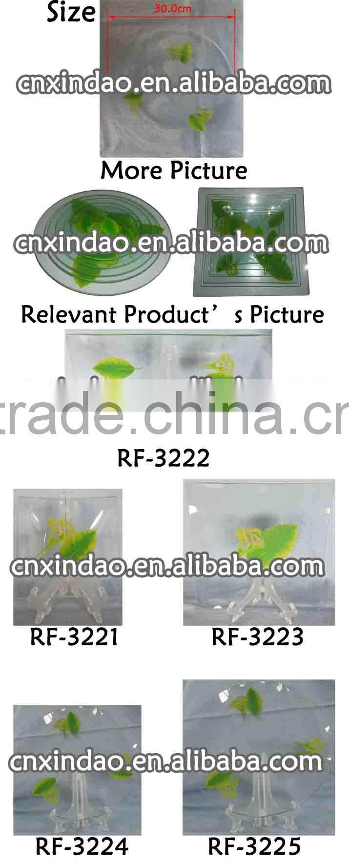 2014 New European Style Clear Promotion Wholesale Glass Soup Plate for Daily Use