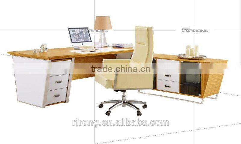 Top oil wax leather 1+1+3 executive office sofa