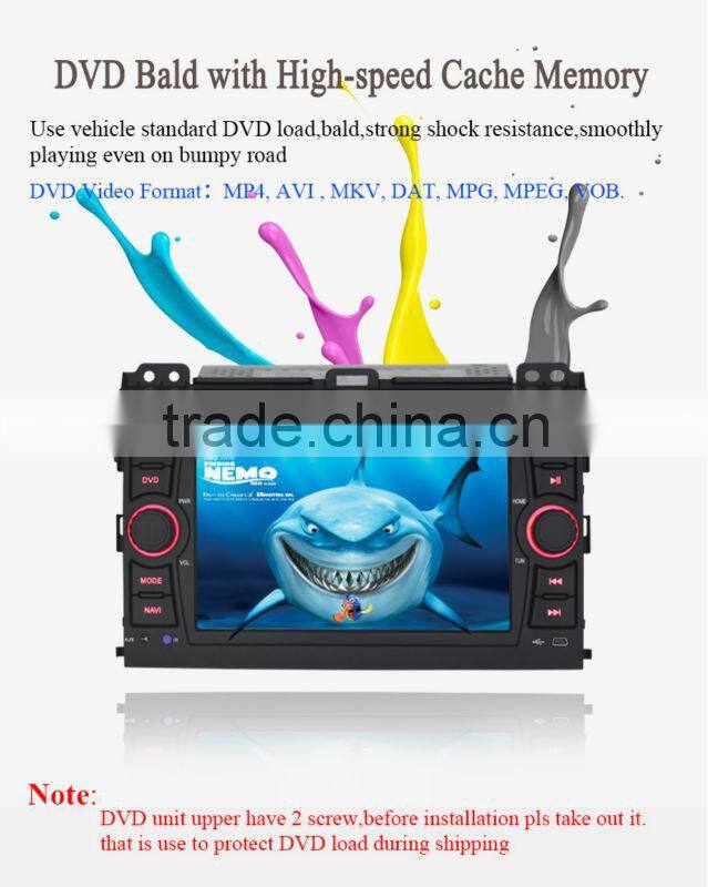 Double Din for TOYOTA PRADO Touch Screen Car DVD Car Stereo GPS 3G WIFI Bluetooth SWC RDS Phonebook AUX 1080P USB/SD MP3/MP4
