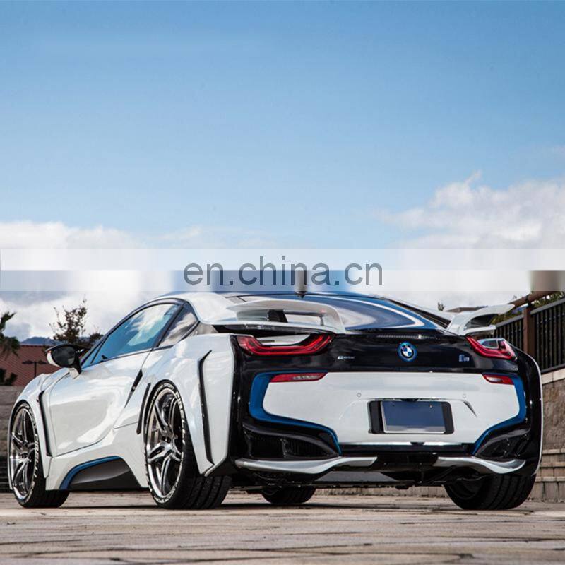 Runde Perfect Fitment Kit For I8 Modified Energy Carbon Fiber Wide Body Front Bumper Rear Lip Throwing Wide Wheel Eyebrow Spoiler