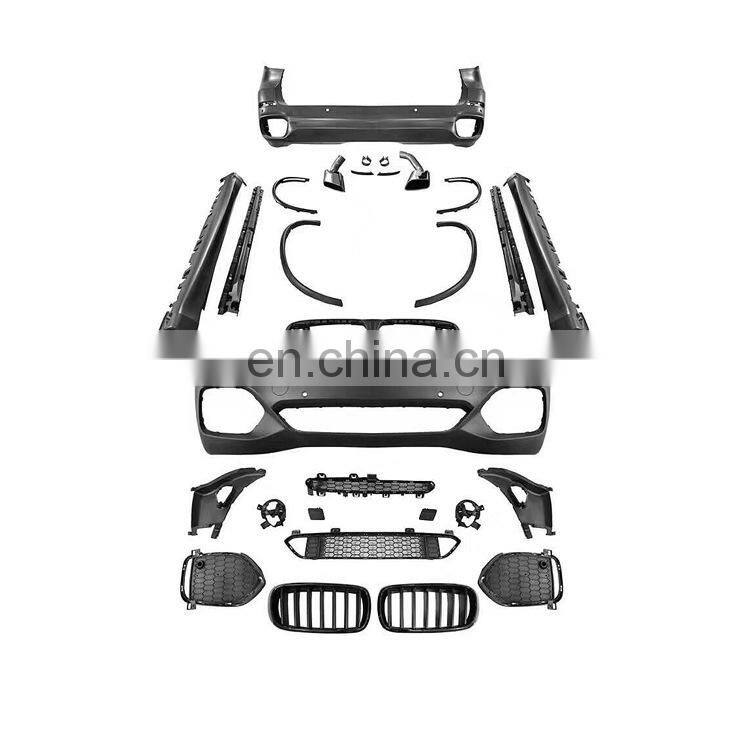Runde Perfect Fit Body Kit For 15-19 Bmw X5 F15 Upgrade M-Tech Style Body Kit Front Bumper Rear Bumper Side Skirts Wheel Eyebrow