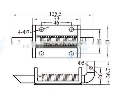 02406 Truck spring loaded lock