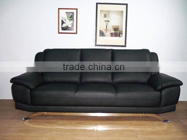2016 New Design Black PU Sofa Furniture For Home & Hotel