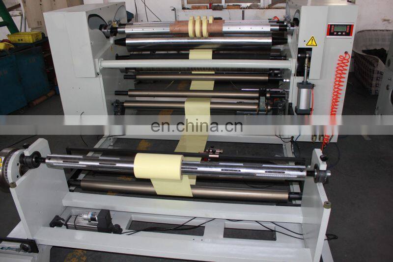 1100mm automatic pvc pet plastic slitter bopp laminating film slitting and rewinding machine with mobile phone film