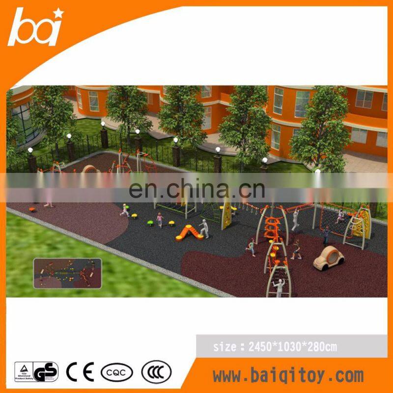Fantastic kids play playground outdoor backyard climbing rope for sale