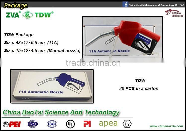 TDW 11B automatic fuel nozzle gas nozzle for fuel refuling dispenser