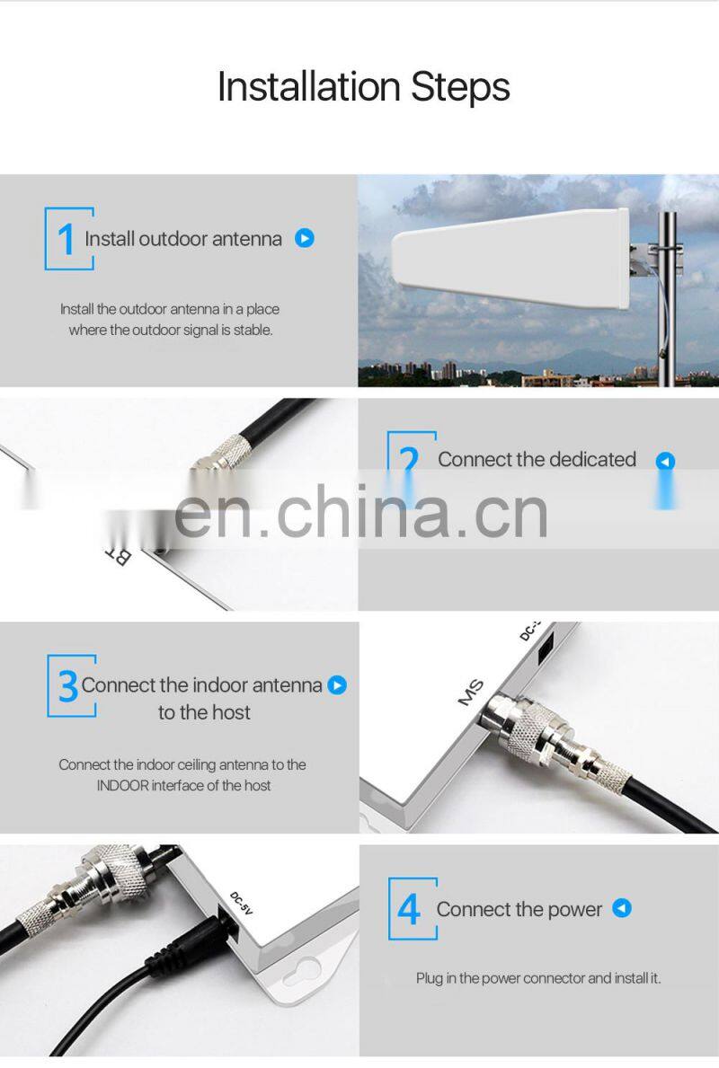 ALLINGE SDS224 2G 3G CDMA 800/900/1800/2100MHz Mobile Signal Booster Cell Phone Repeater