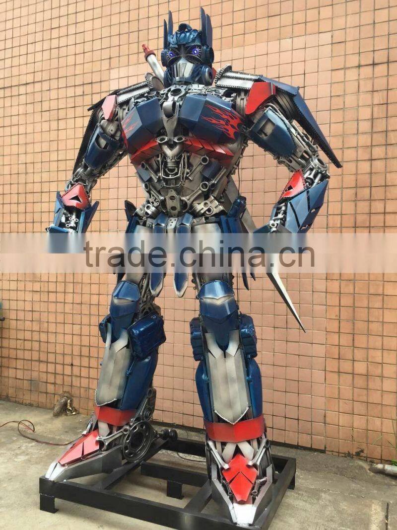 art sculpture Optimus Prime modern art sculpture
