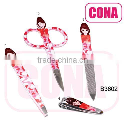 professional travel kit with pvc bag and slide card