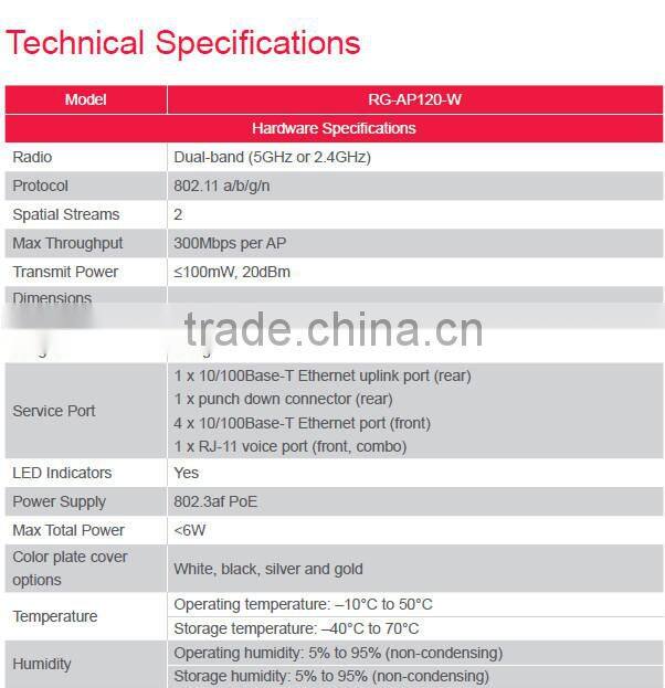 wireless Access point Ruijie RG-AP120-W long range wireless routers