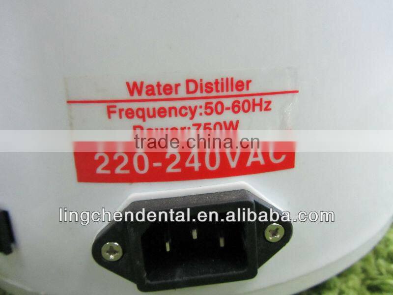 CE (plastic body) dental pure water distiller