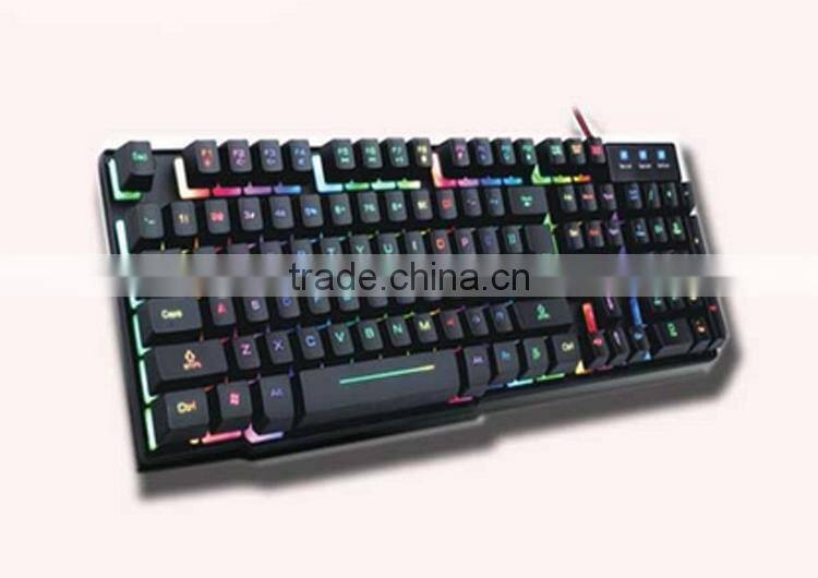 Low Price High Quality USB Mechanical Backlit Keyboar for Laptop