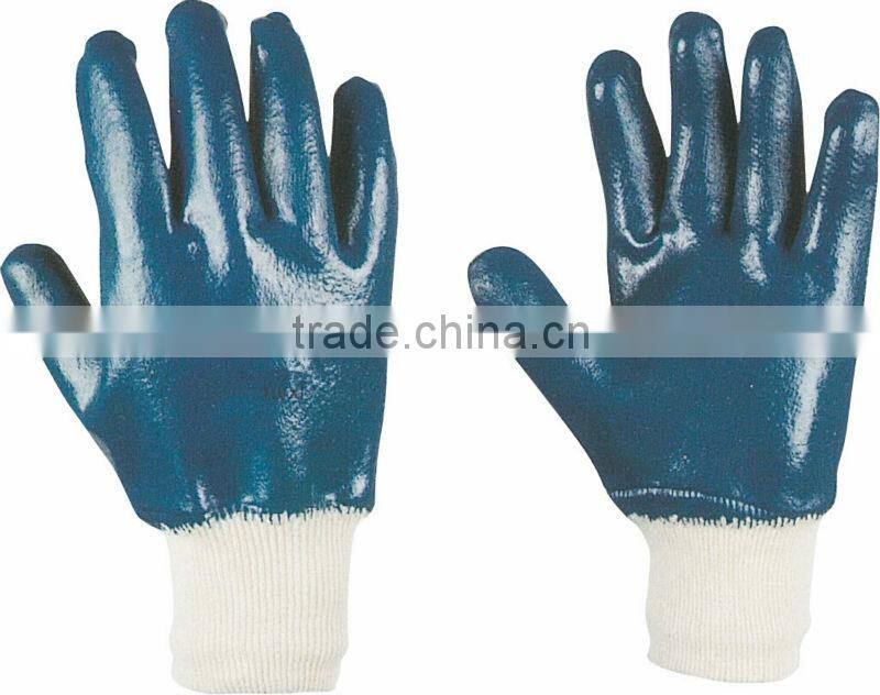 Nitrile coated glove,safety gloves nitrile coated with 13gauge(high quality)