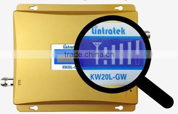 Lintratek WCDMA home use mobile phone dual band amplifier gsm+3G cellphone signal repeater
