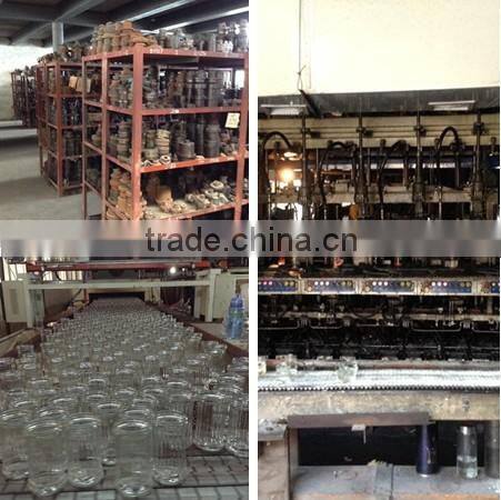 200ml spice/sault glass jar with cover and wire