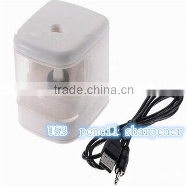 New Style Kids Unique USB Plastic Pencil Sharpener