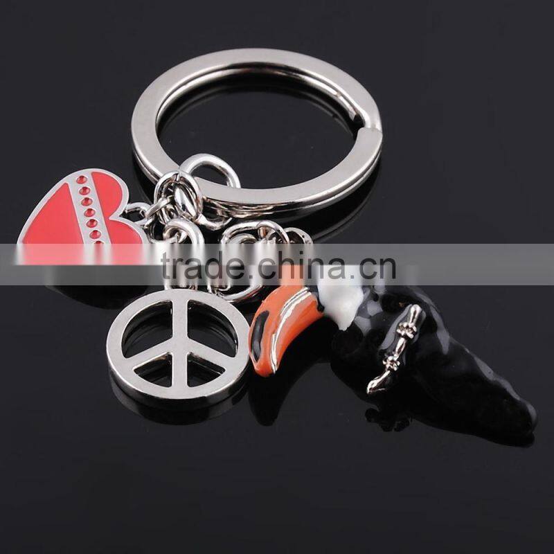 Economical Pet keychain key ring Toucan key chain