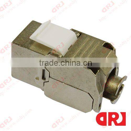 3u'' Gold Plating 8P8C RJ45 FTP Female Cat6A Modular Jack
