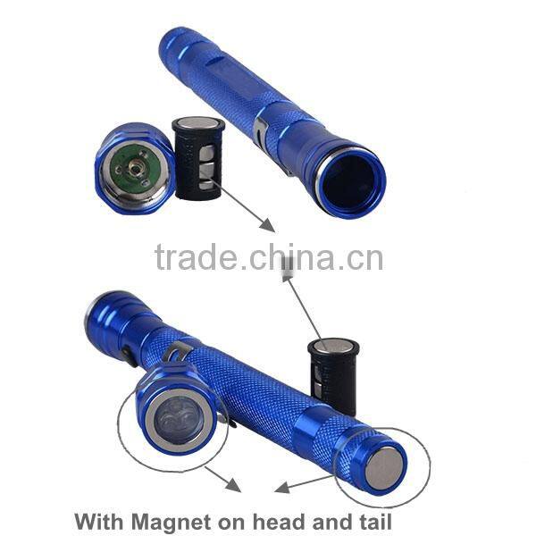 3 LED Telescopic Extendable Flashlight