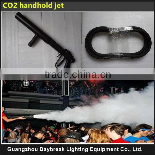 No plug handhold co2 jet gun dance floor DJ equipment co2 jet machine