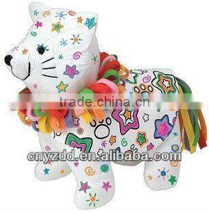 new arrvials washable painting plush sheep toy / washable painting plush toy