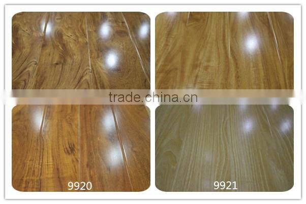 foshan High gloss wood floating flooring