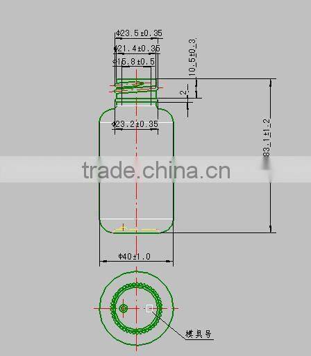 Reed diffuser glass bottle 50ml