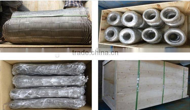ISO Manufactory provide hand woven stainless steel mesh netting/stainless steel mesh rope netting