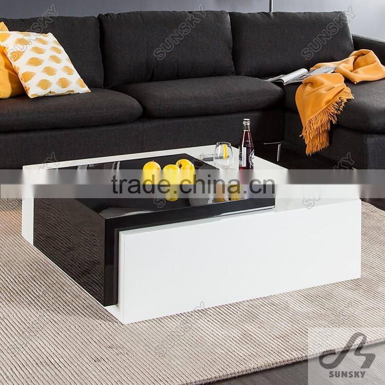 living room furniture modern coffee table with storage SK1332A