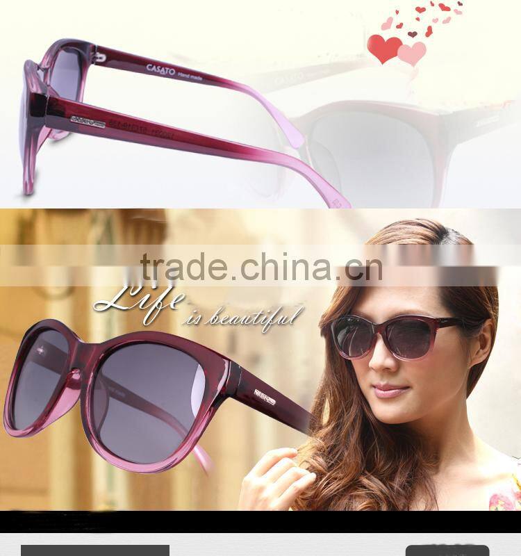 CASATO Customize Vintage Fashion Acetate Women Sunglasses