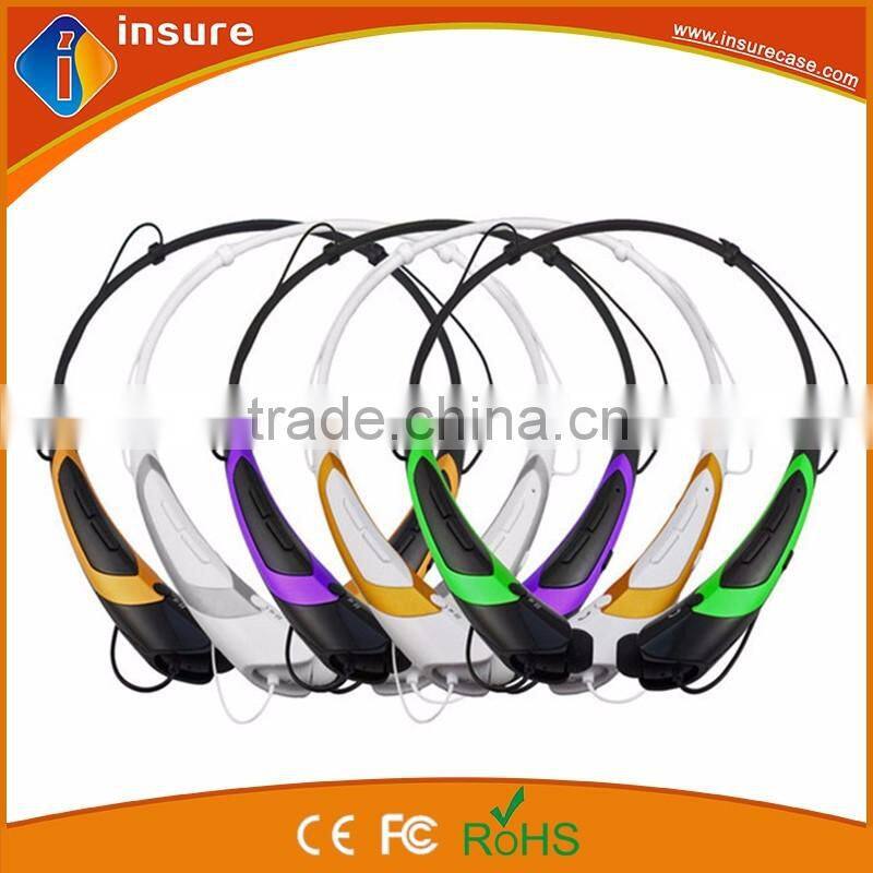 Stereo wireless neckband bluetooth headset with mirco usb