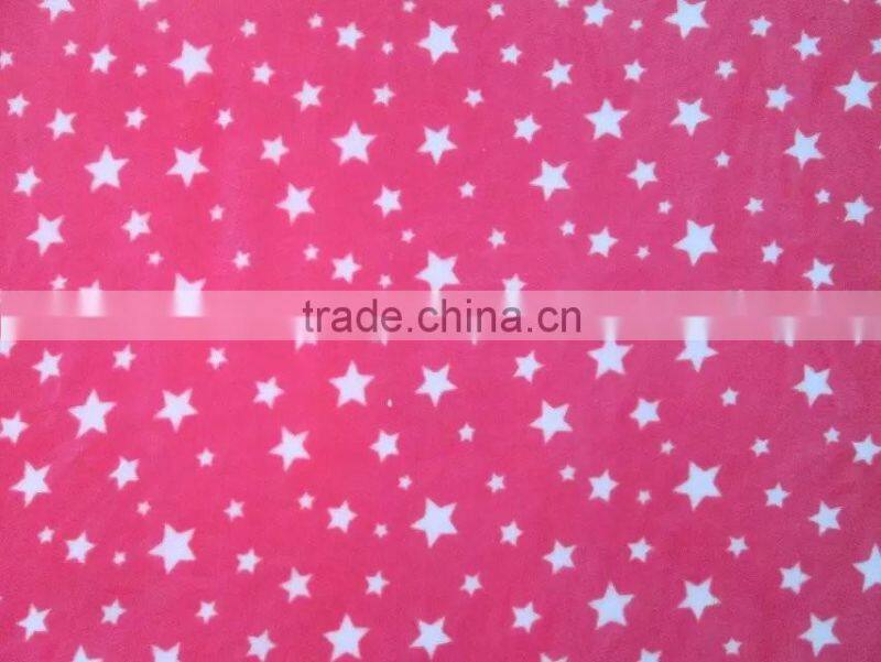 100% polyester flannel fleece fabric