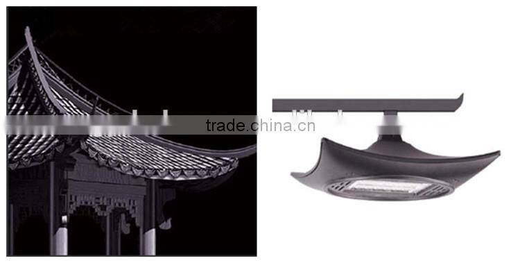 Garden decorative lighting poles with galvanized and plastic spray material