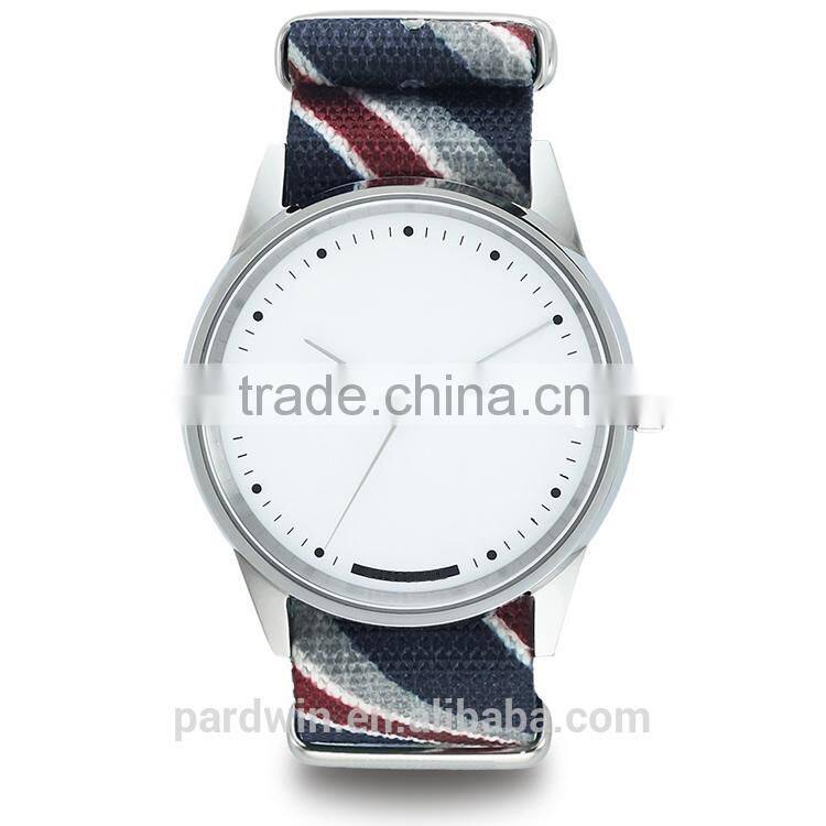 Date quartz japan movement PVD stainless steel case 10ATM water resistant nato strap