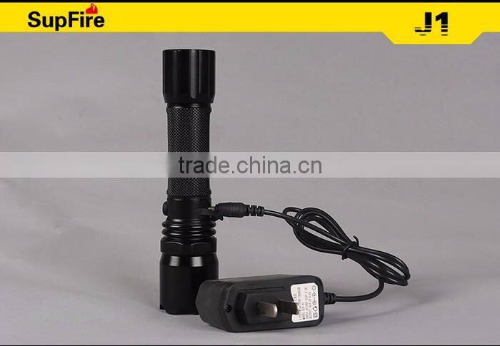 Supfire J1 Rechargeable 3W flashlight camping Led Torch