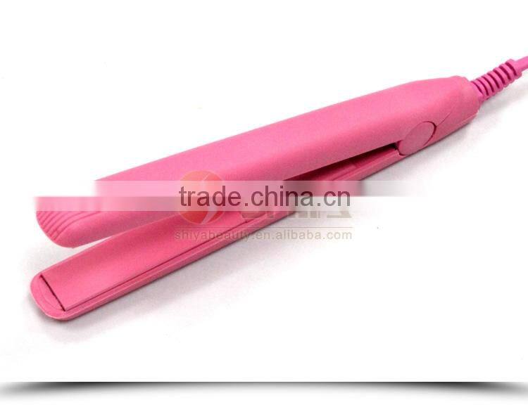 Professional 110V-240V Straightening Irons Ceramic Plate Mini Hair Styler Hair Styling Tools Travel Use