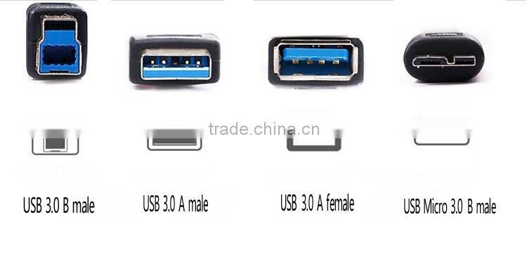 Factory price high speed data transfer 3.0 M/M USB to micro USB cable for mobile hard disk
