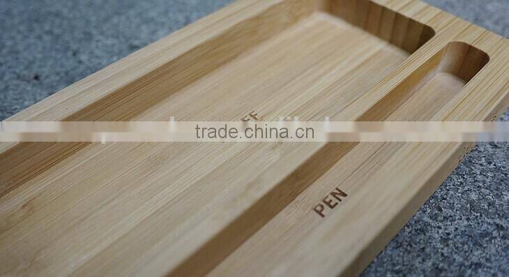 Multifunctional bamboo mobile phone holder