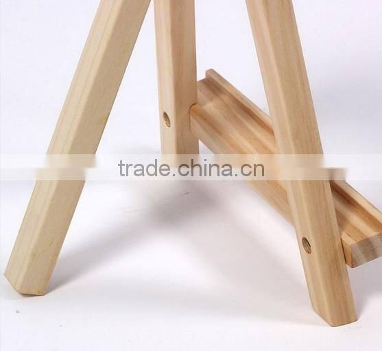 small wooden easel