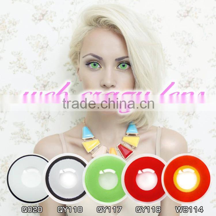 Hot selling Halloween contact lenses in 2016 Freshweb Wholesale Crazy contact lens supplier