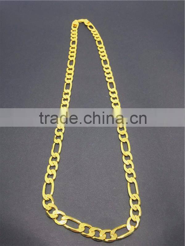 2016 Hot Sale Fashion Jewelry High Quality Gold Plated Chain Necklace