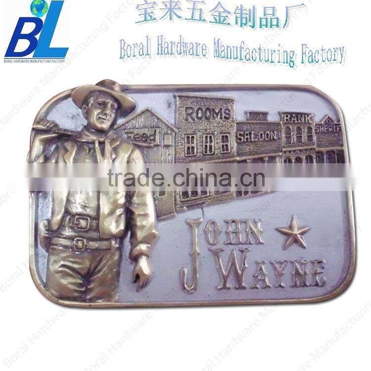 2014 newest golden Jack Daniels Metal Belt Buckle