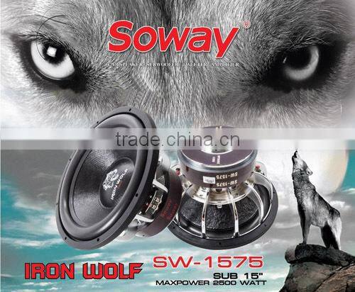 Soway NG-1575 Max Power Handling 3000W Dual voice coil Subwoofer 15inch