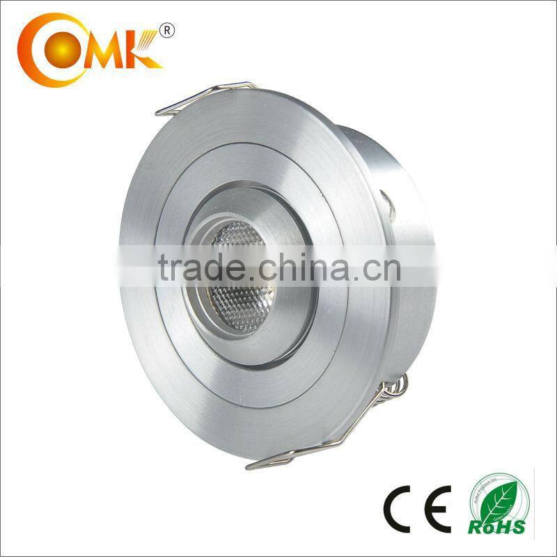 2014 Modern aluminum cabinet led mini spot light with CE and RoHS