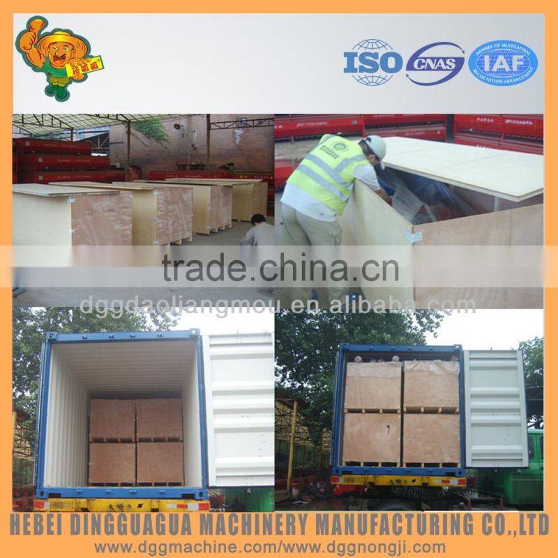 Hand push manual disc corn planter