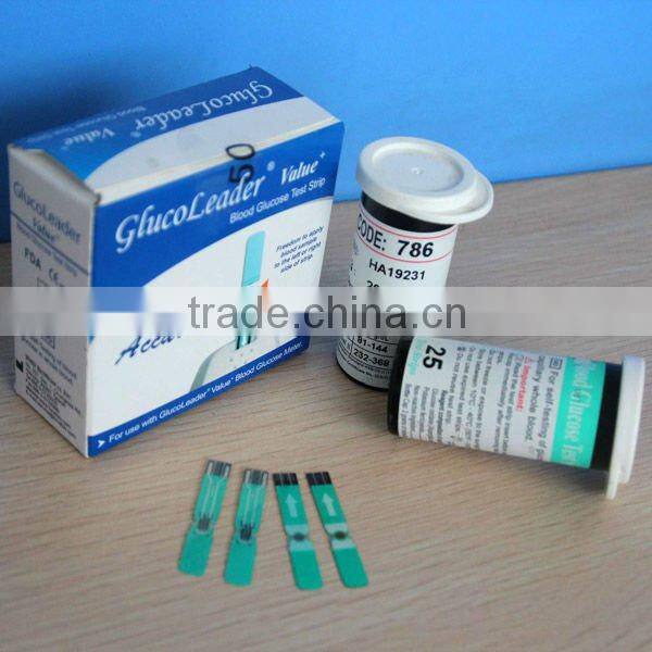 no code USB cable new blood glucose meter Value+ intelligent alerts blood glucose test meter